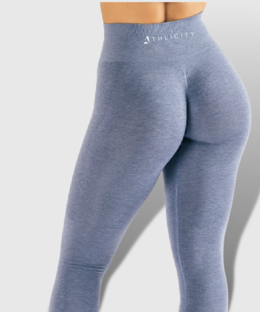 YYDGH Women's High Waist Yoga Pants Solid Back Bow Leggings Peach