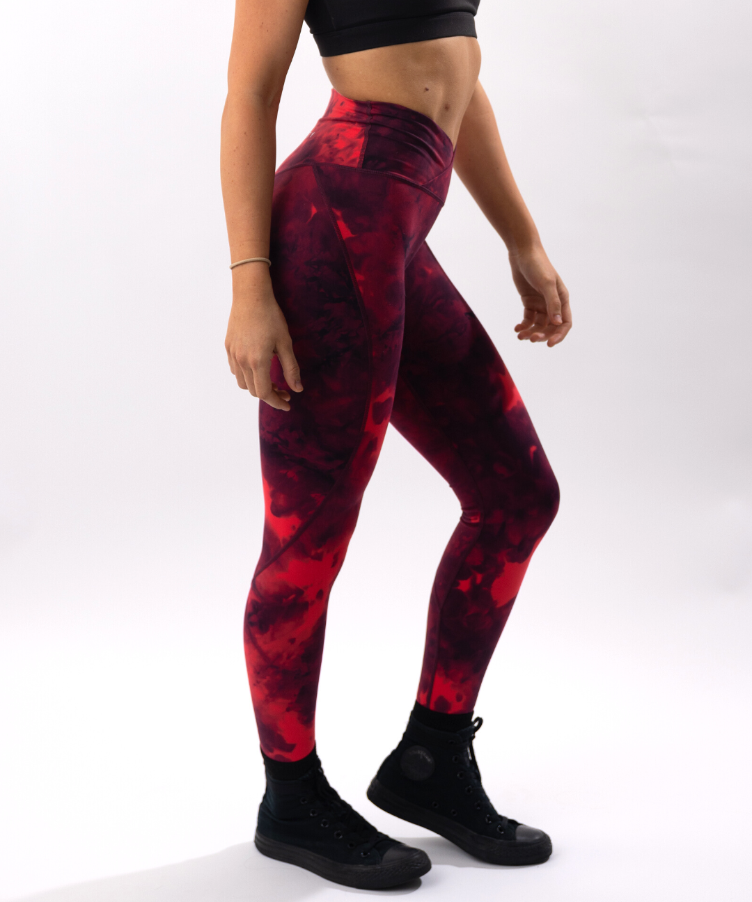 Tie Dye Cross Front Leggings