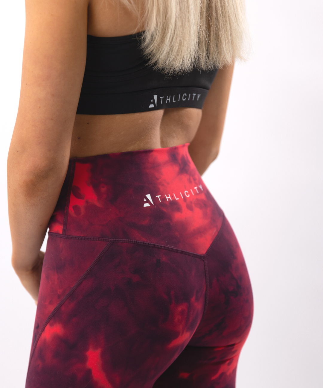 Tie Dye Cross Front Leggings