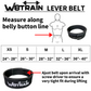 10mm Lever Belt Black W8TRAIN Powerlifting, Deadlift, Squat Adjustable Belt