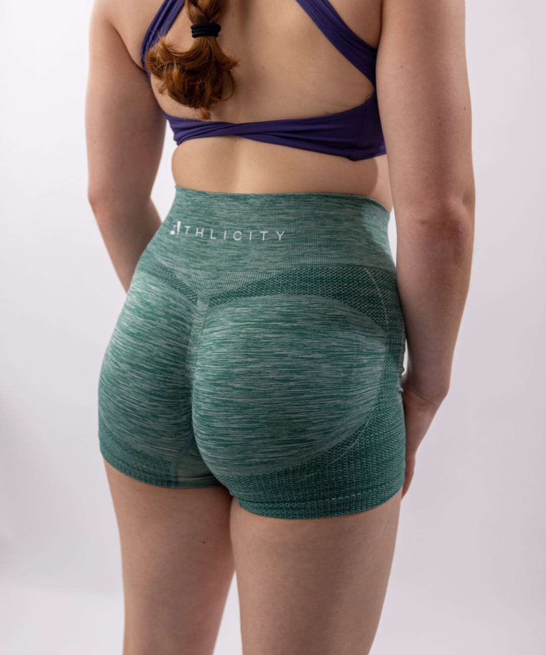 Athlicity High Waist Scrunch Shorts - 4” Inseam