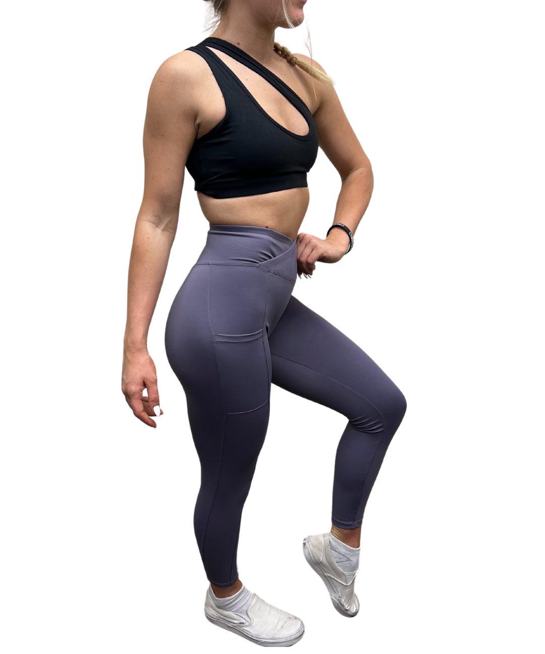 Pocket Cross Front Leggings