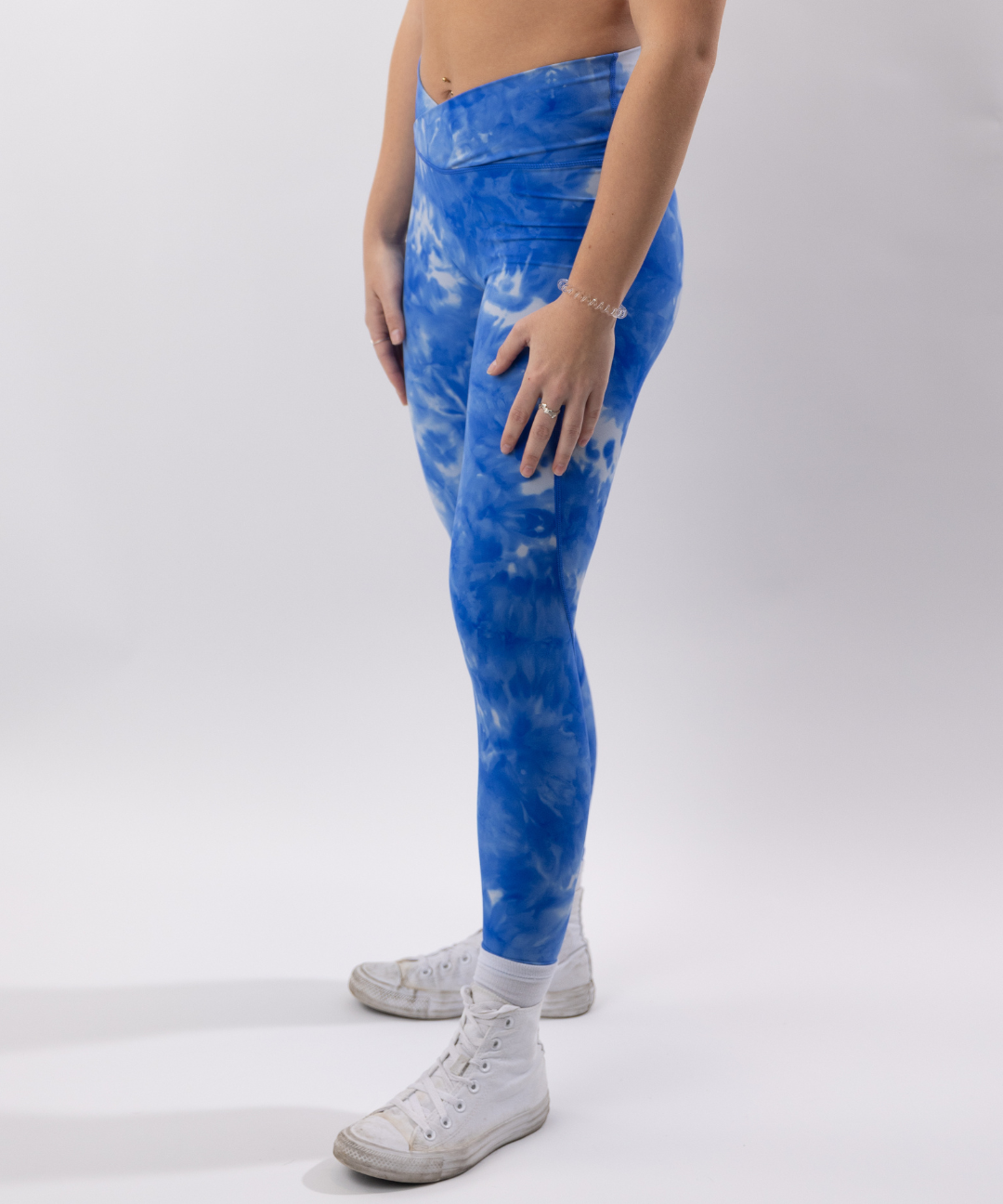 Tie Dye Wideband Waist Sports Leggings – Glamexpresstt